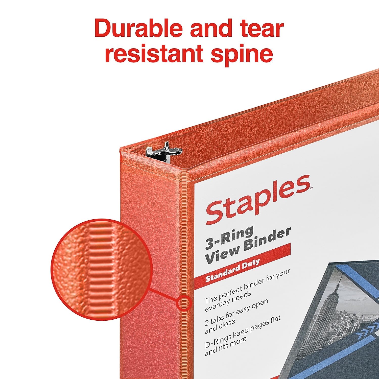 Amazon | Staples 82648 スタンダード 1 1/2インチ 3リングビュー